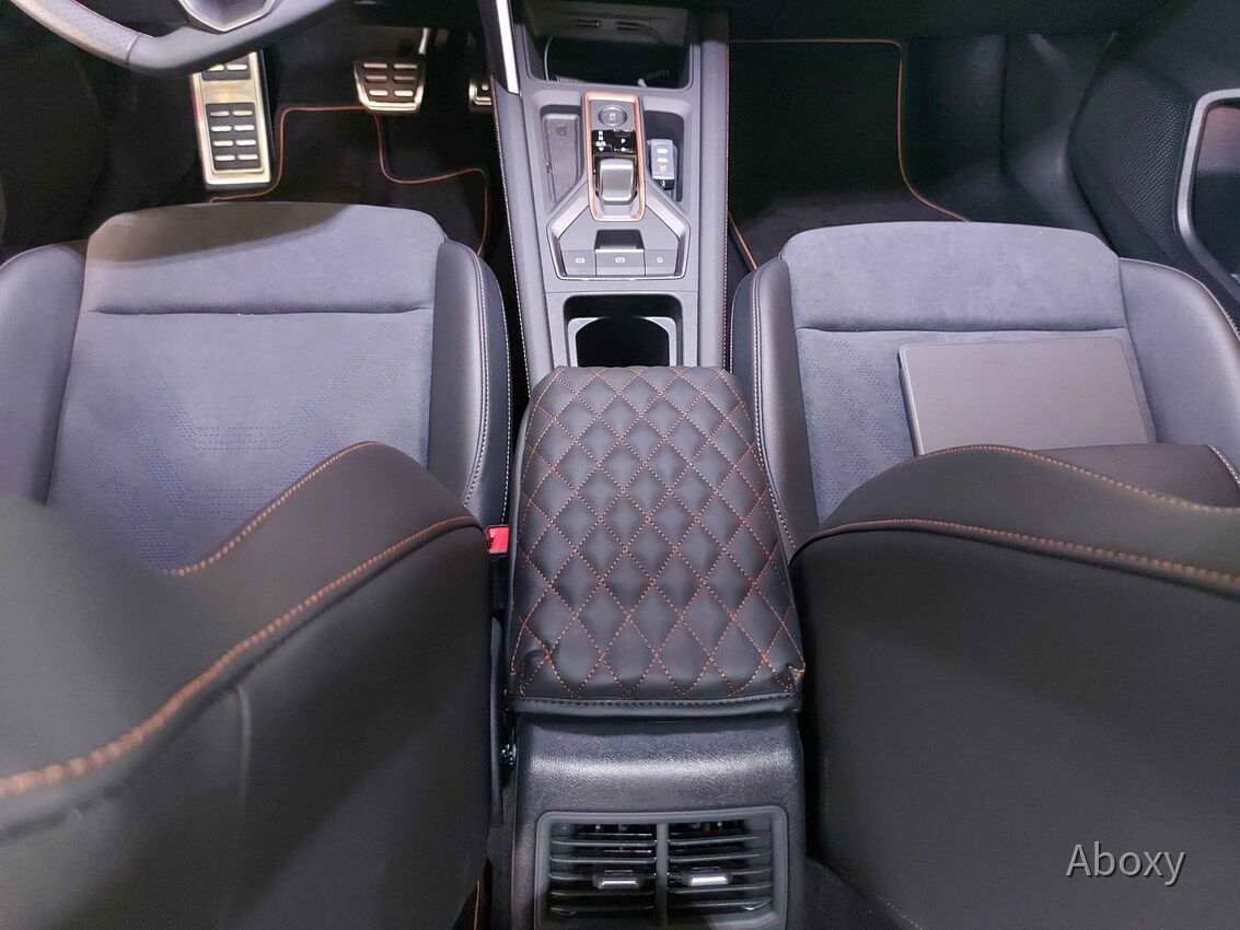 Überzug Armauflage Rautenmuster dickes Polster