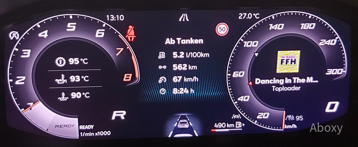 Durchschnittsverbrauch Arbeitsweg 5 Tage